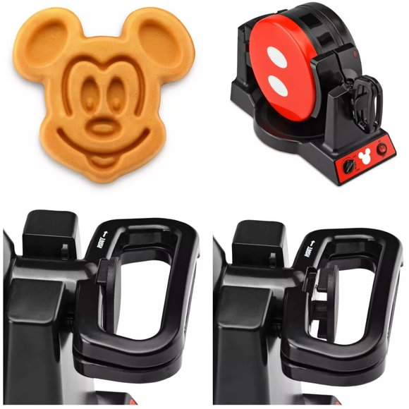 Disney Kitchen Mickey Mouse 9th Anniversary Double Flip Waffle